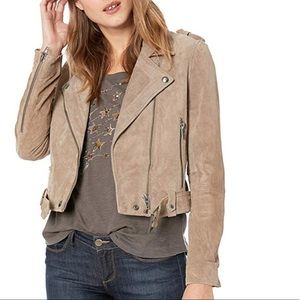Suede Moto Jacket